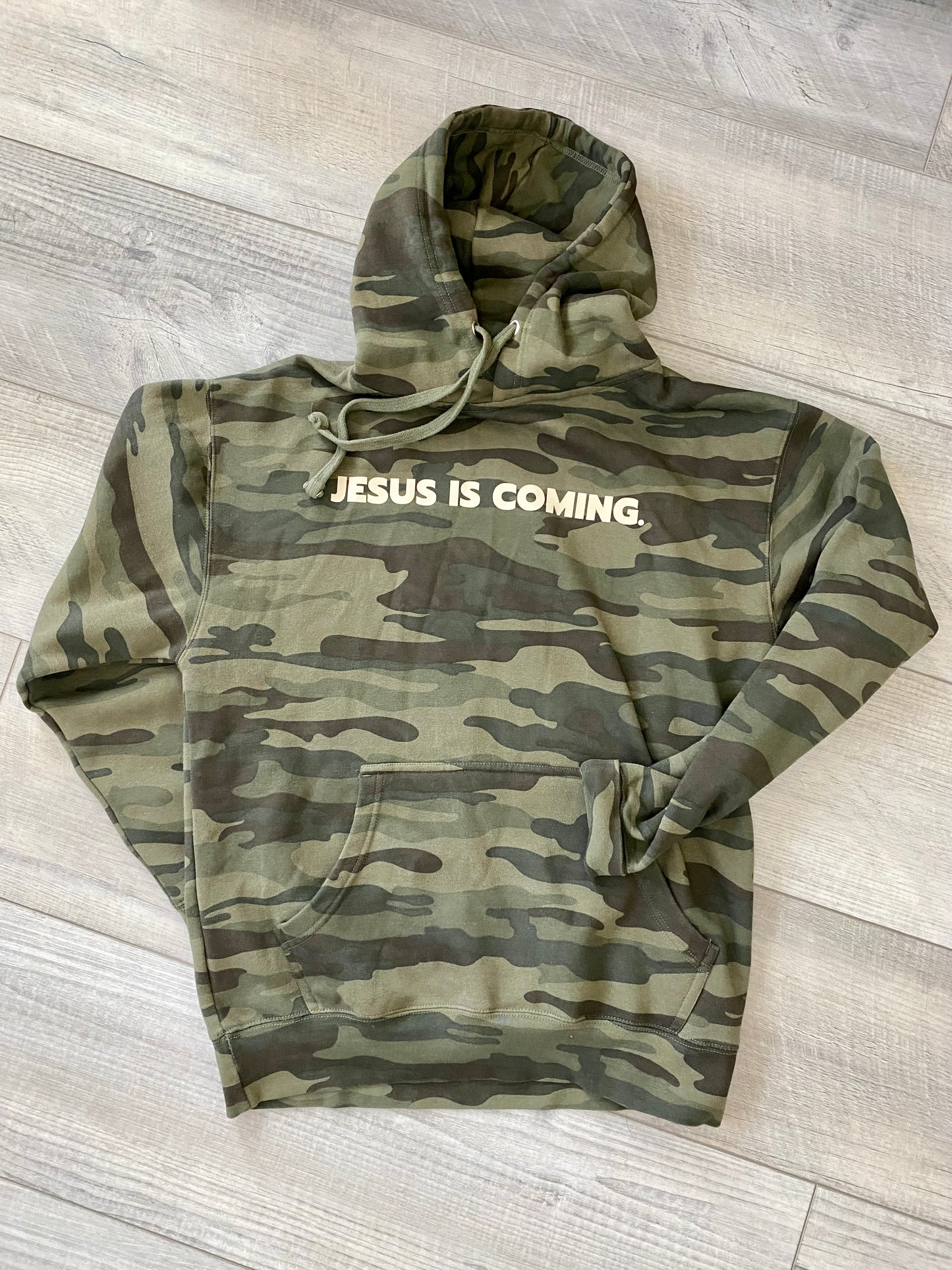Jesus is Coming Camo Hoodie