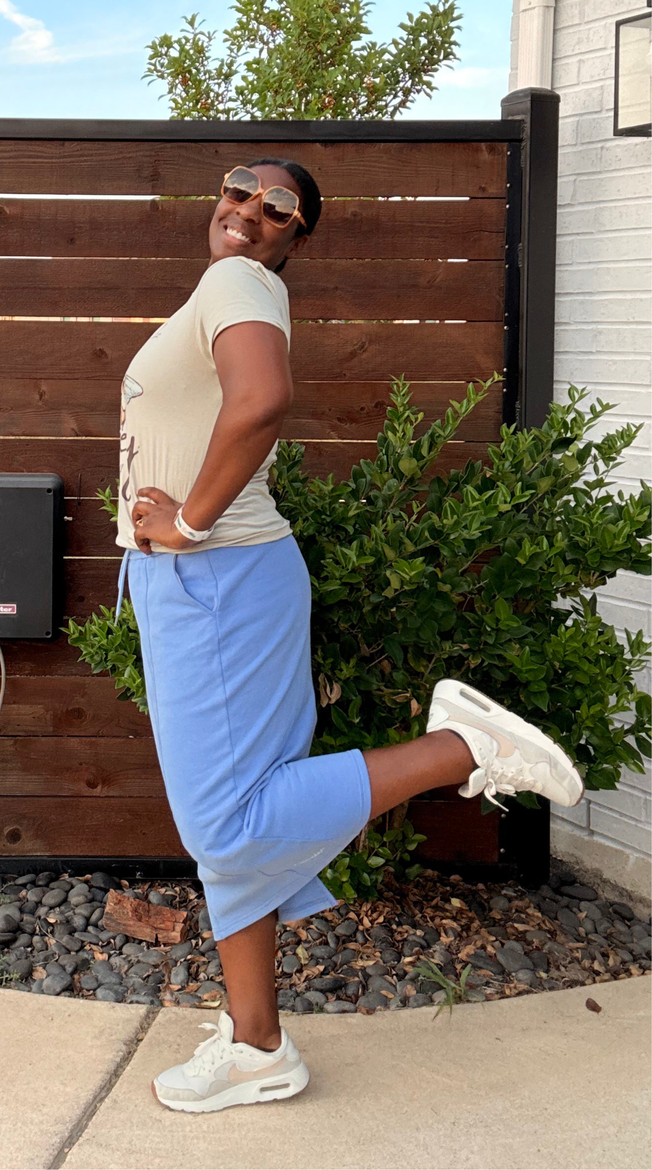 Cloud Nine Sweatshirt Skirt – (Light Gray & Light Blue)