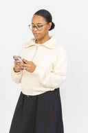 Essential Half-Zip Modest Pullover