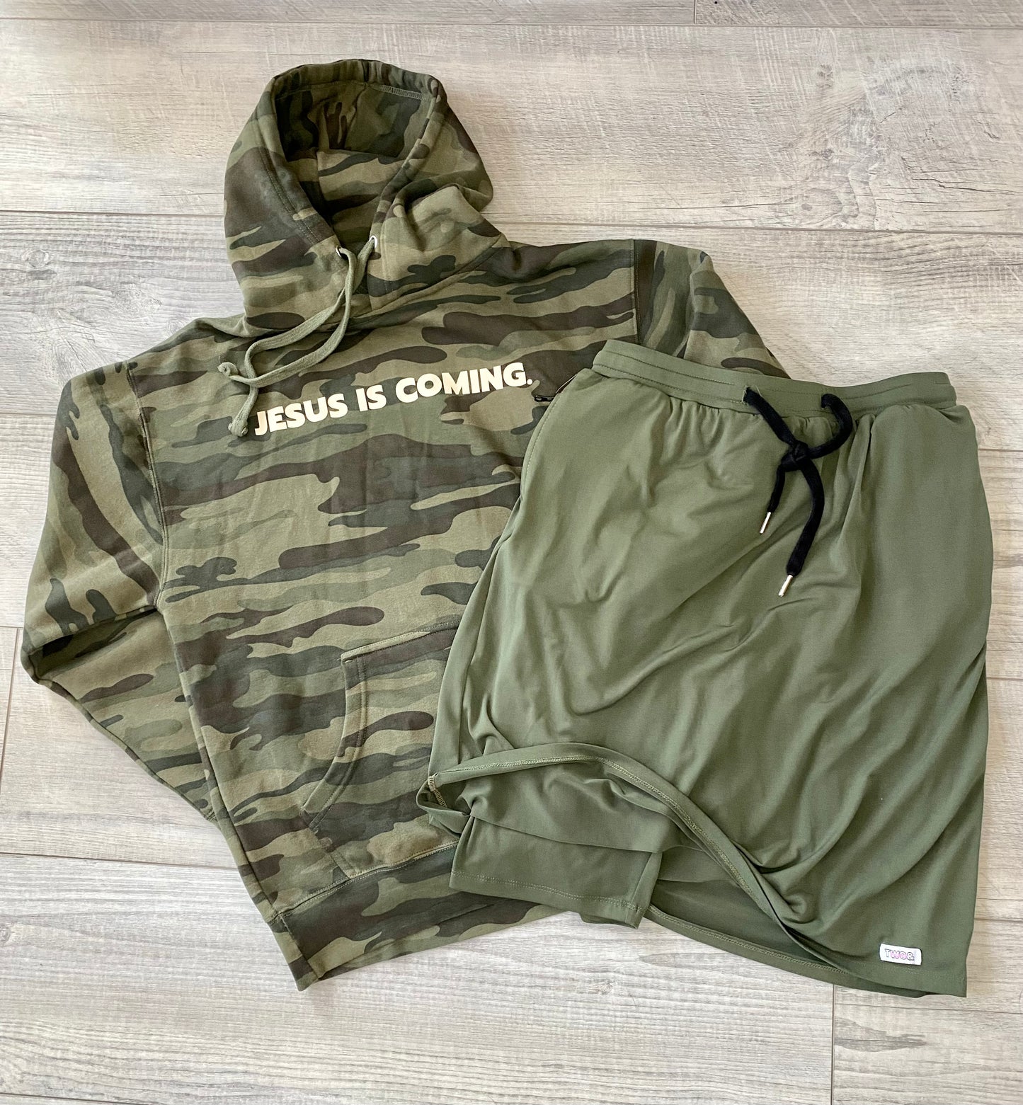 Jesus is Coming Camo Hoodie