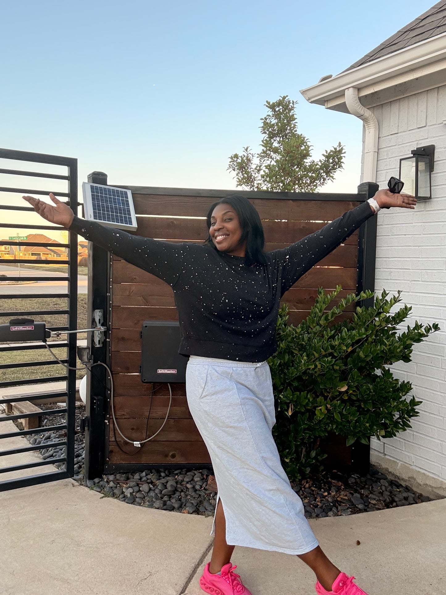 Two & Nine Splatter Crewneck Sweatshirt