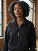 Essential Half-Zip Modest Pullover