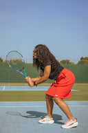 Coral Sweatshirt Skirt