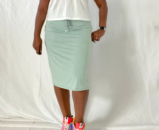 Sage Straight Skirt