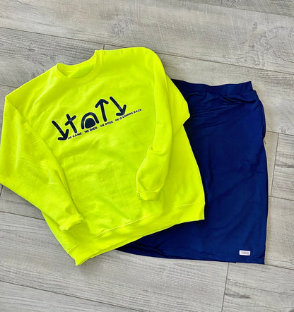 Neon Arrows Crewneck