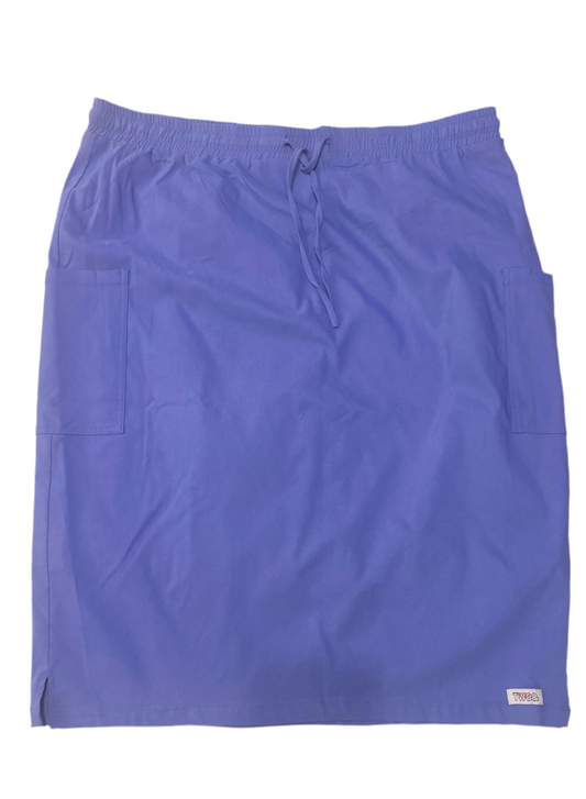 Seal Blue ModestiFit Scrub Skirt