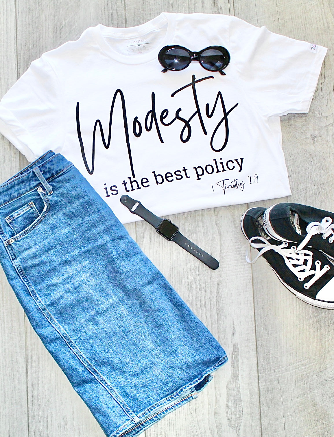 Modesty is the Best Policy Tee