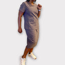 Gray ModestiFit Scrub Set