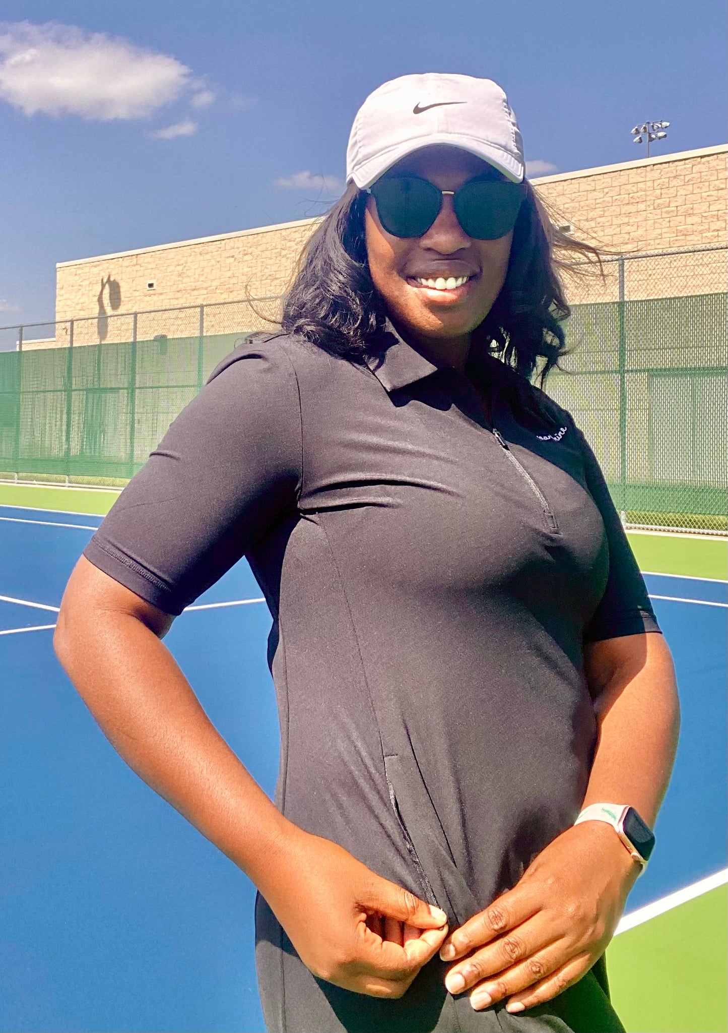 The Ace Tennis Dress- Black