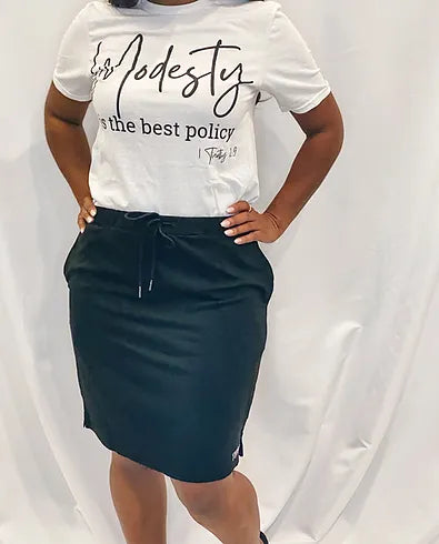 Modesty is the Best Policy Tee