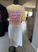 God is Within Her, She will not fall Graphic Tee