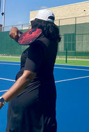 (RUNS BIG)The ORIGINAL Ace Tennis Dress- Black