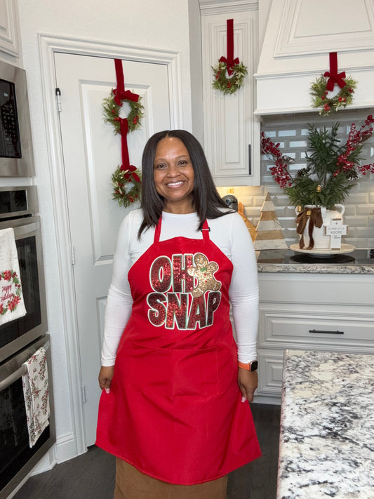 “Oh Snap” Christmas Apron