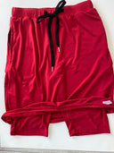 Red Signature Straight Skirt