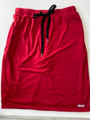 Red Signature Straight Skirt