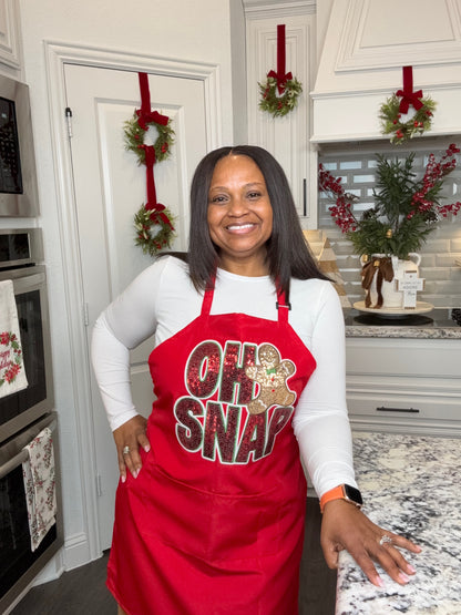 “Oh Snap” Christmas Apron