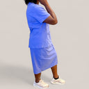 Seal Blue ModestiFit Scrub Set