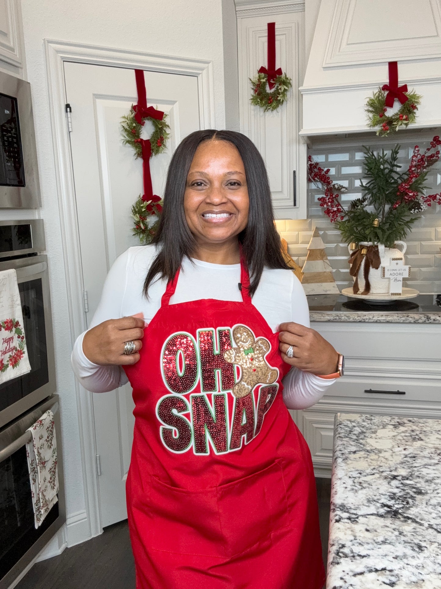 “Oh Snap” Christmas Apron