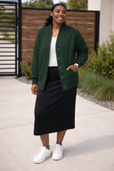 Cozy Cardigan Jacket — Last Chance
 – Deep Forest Green