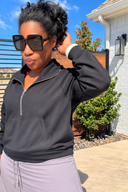 Essential Half-Zip Modest Pullover