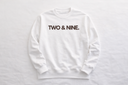 Two & Nine Signature Oversized Crewneck- Studio Run: Heritage Logo Crew