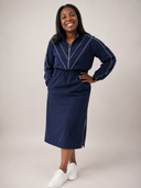 Signature Windbreaker Midi Dress