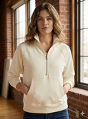 Essential Half-Zip Modest Pullover