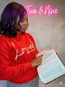 Seasonal- Loved Crewneck Sweatshirt (Romans 5:8)