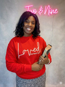 Seasonal- Loved Crewneck Sweatshirt (Romans 5:8)