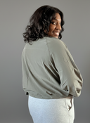 Plus Size-The Runaround Quarter-Zip Pullover