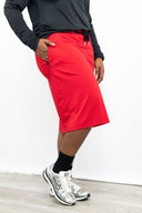 Red Signature Straight Skirt