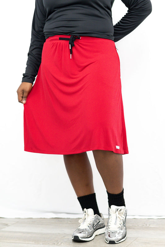 Red Flare Skirt V2